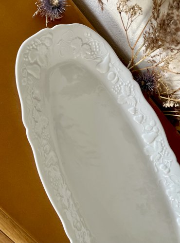 Intemporel - Lot n° 25 - Plat à poisson California - 56 cm - Deshoulières - Limoges