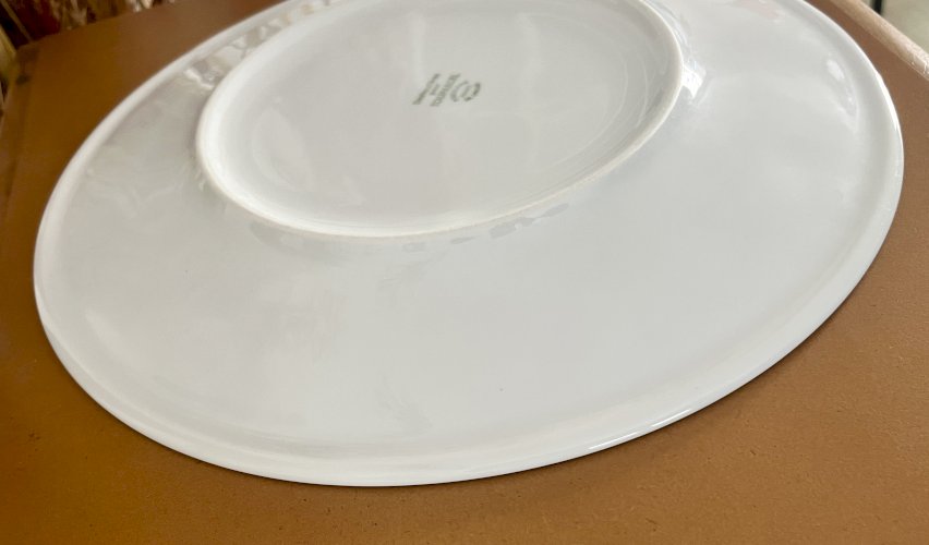 Intemporel - Lot n° 26 - Plat de présentation California - 26,7 cm - Deshoulières - Limoges