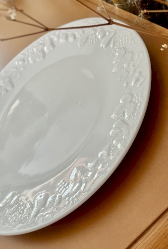 Intemporel - Lot n° 26 - Plat de présentation California - 26,7 cm - Deshoulières - Limoges