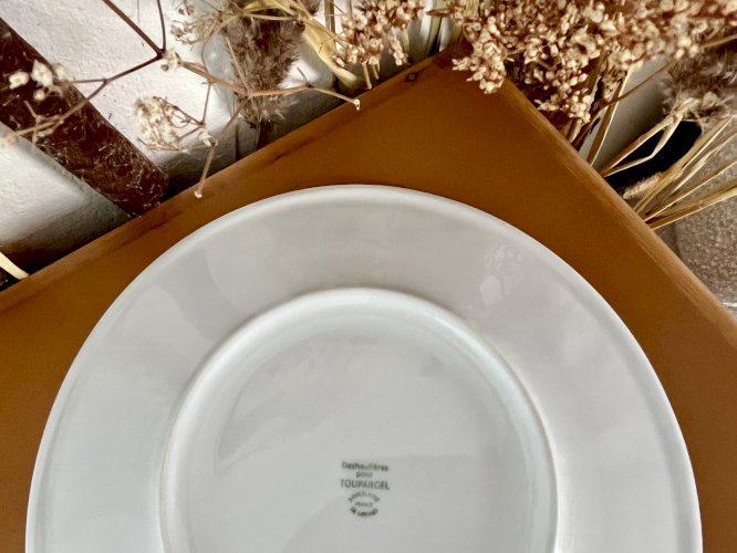 Intemporel - Lot n° 26 - Plat de présentation California - 26,7 cm - Deshoulières - Limoges