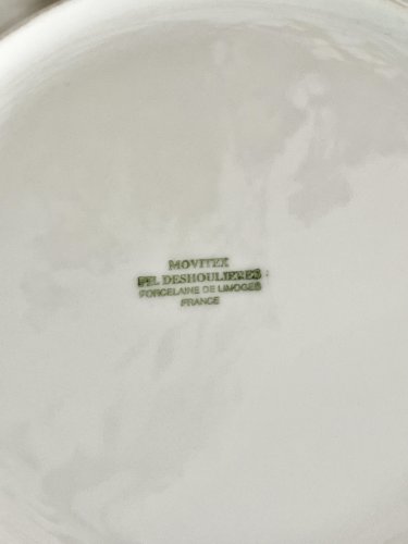 Intemporel - Lot n° 27 - Plat de présentation California - 26,8 cm - Deshoulières - Limoges