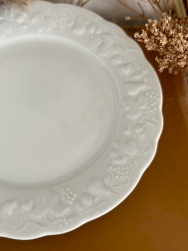 Intemporel - Lot n° 33 - 4 assiettes à dessert California - 22 cm - Deshoulières - Limoges 