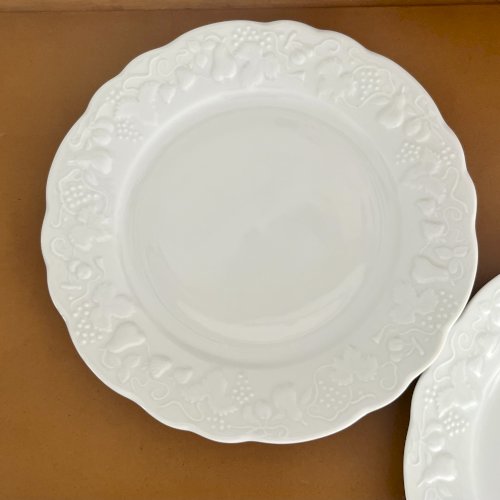 Intemporel - Lot n° 33 - 4 assiettes à dessert California - 22 cm - Deshoulières - Limoges 