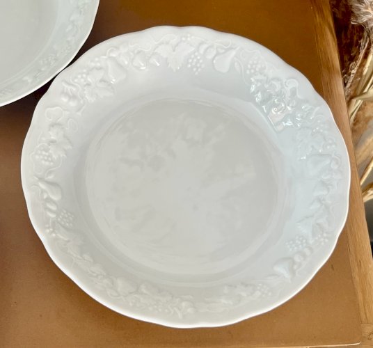 Intemporel - Lot n° 8 - 6 assiettes calottes California - Agrigel - Deshoulières - Limoges