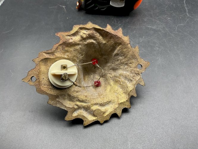 Interrupteur sonnette de porte en Bronze Tête de lion