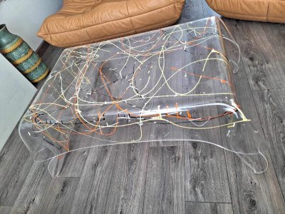 Iplex Design table basse  drappeggi d’autore multicolore, meuble de salon