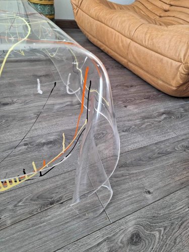 Iplex Design table basse  drappeggi d’autore multicolore, meuble de salon