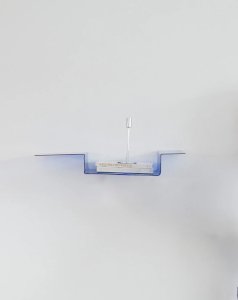 Isabelle, the blue plexiglass shelf No. 188