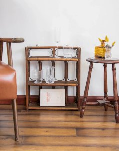 Isabelle, the rattan wall shelf No. 156