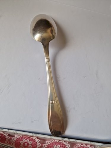 J B ORBRILLE : Ménagère de Table en Métal Argenté 37 Pièces ART DECO