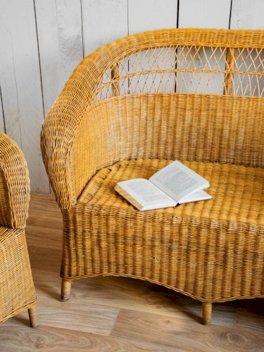 Jacques, le canapé en rotin N°108