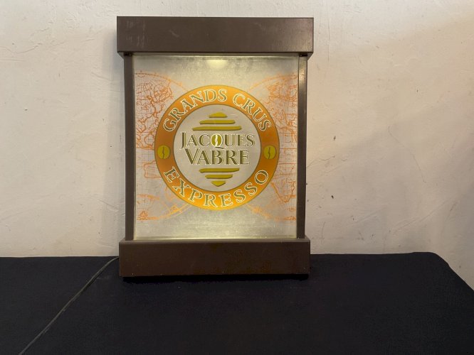 jacques vabre Enseigne Lumineuse Fixé .