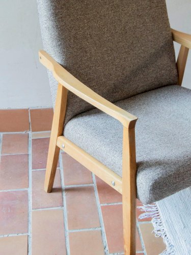 Jakob, la paire de fauteuils en tissu N°696