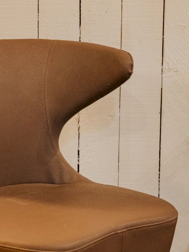 Jakob, la paire de fauteuils marron N°703