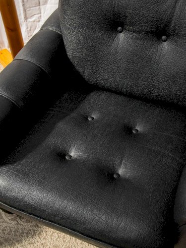 Jakob, la paire de fauteuils noirs N°641
