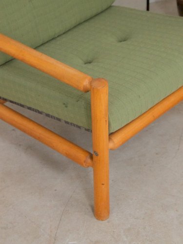 Jakob, la paire de fauteuils verts N°128