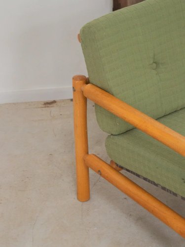 Jakob, la paire de fauteuils verts N°128