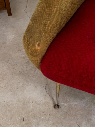 Jakob, le fauteuil bicolore en tissu N°627