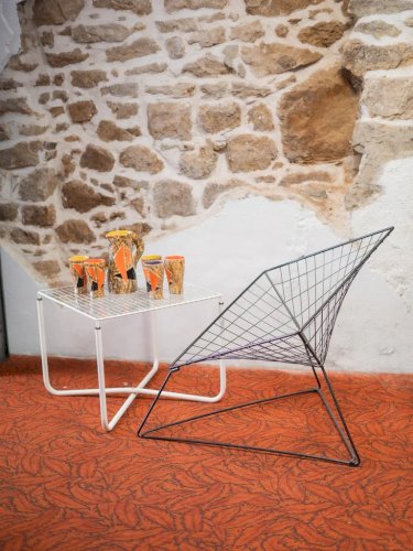 Jakob, le fauteuil en acier N°601