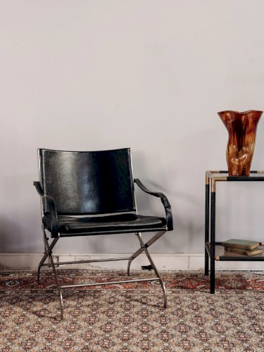 Jakob, le fauteuil en cuir Carlotta Flexform N°721