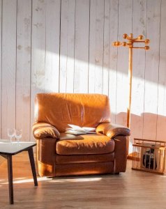 Jakob, the leather armchair No. 733