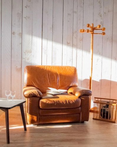 Jakob, le fauteuil en cuir N°733