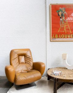Jakob, the leather armchair No. 84