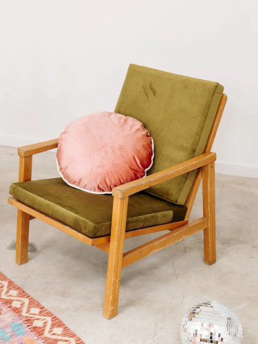 Jakob, le fauteuil en velours N°65