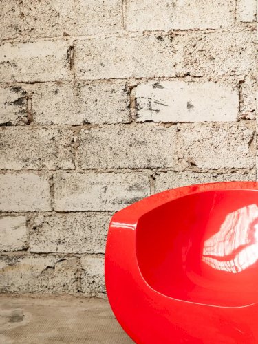 Jakob, le fauteuil rouge 70's N°452