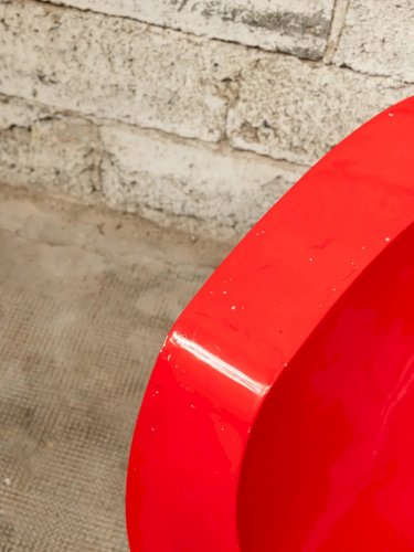 Jakob, le fauteuil rouge 70's N°452