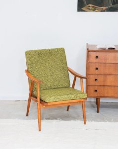 Jakob, the green Scandinavian armchair N°625