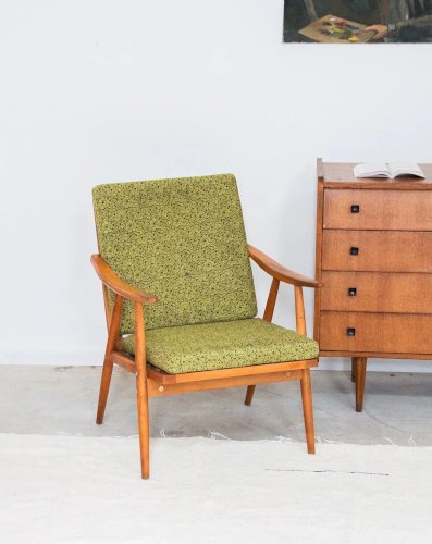 Jakob, le fauteuil scandinave vert N°625