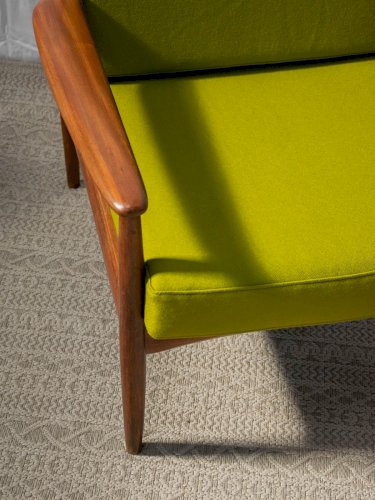 Jakob, le fauteuil scandinave vert N°632