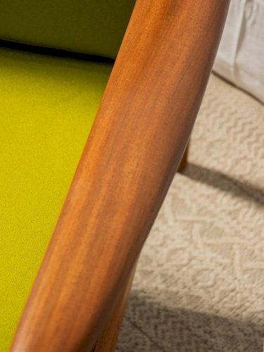 Jakob, le fauteuil scandinave vert N°632