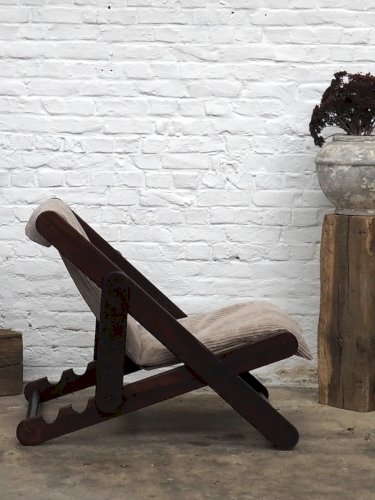 Jakob, le fauteuil transat kontiki en pin N°814