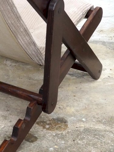 Jakob, le fauteuil transat kontiki en pin N°814