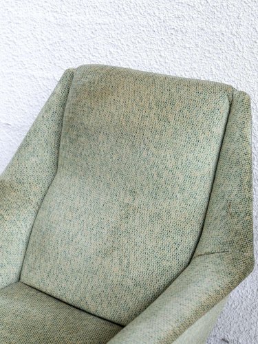 Jakob, le fauteuil vert moucheté N°734
