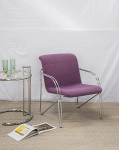 Jakob, the purple metal armchair No. 634