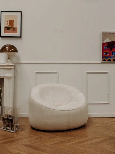 Jakob, le grand fauteuil Pumpkin Paulin N°713