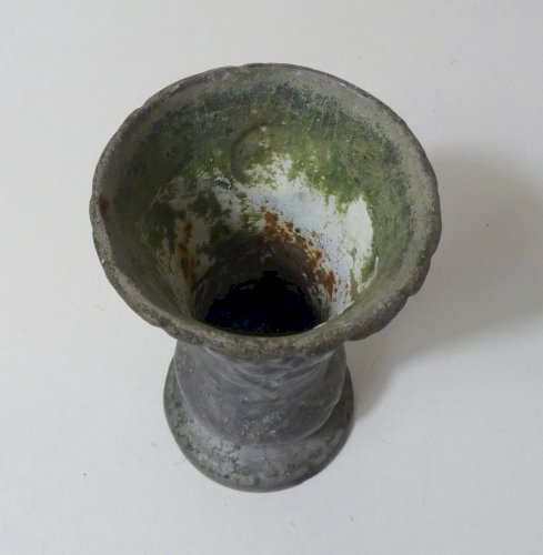 jardinière vase ancien en fonte