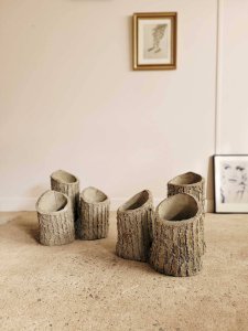 Jardinières style rocaille