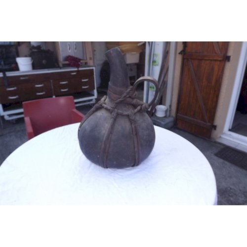 Jarre Africaine Colochinte et tressage 19 ème