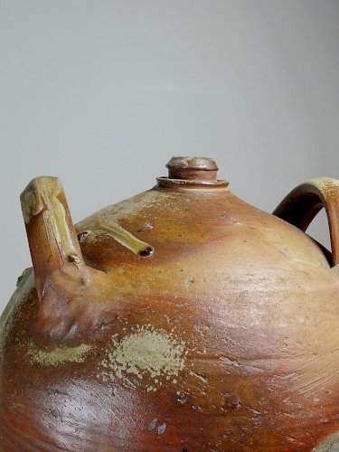 Jarre en grès XXL ancienne XIXe artisanat français Puisaye