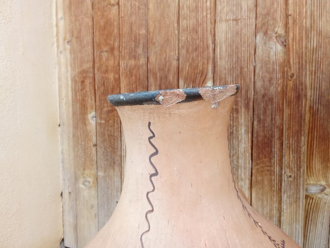 Jarre en terre cuite du Maghreb 
