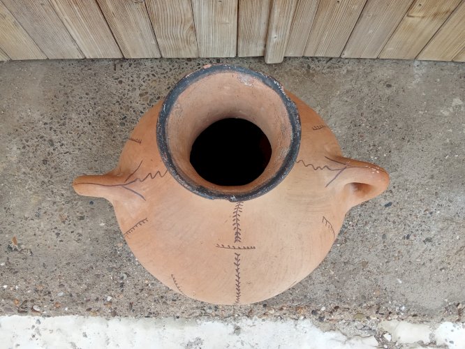 Jarre en terre cuite du Maghreb 