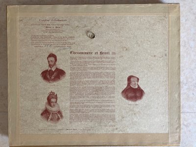 JEAN GRADASSI : PEINTURE SUR PORCELAINE CHÂTEAU DE CHENONCEAU