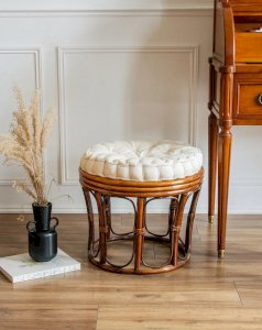 Jean-Philippe, le pouf en rotin N°55