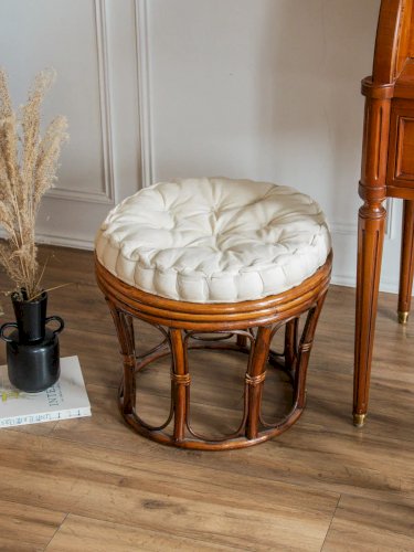 Jean-Philippe, le pouf en rotin N°55