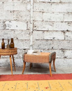 Jean-Philippe, the rattan pouf No. 57