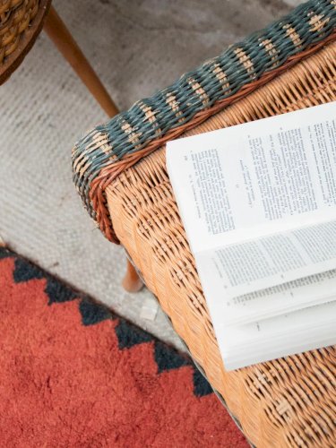 Jean-Philippe, le pouf en rotin N°57